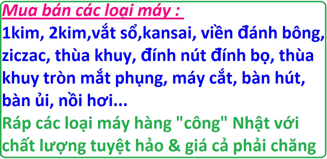 mua bán các loại máy